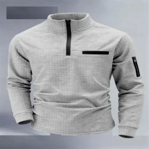 Men's long-sleeved polo golf shirt