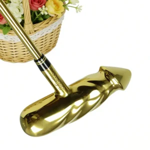Unisex Gold Golf Putter Right Handed